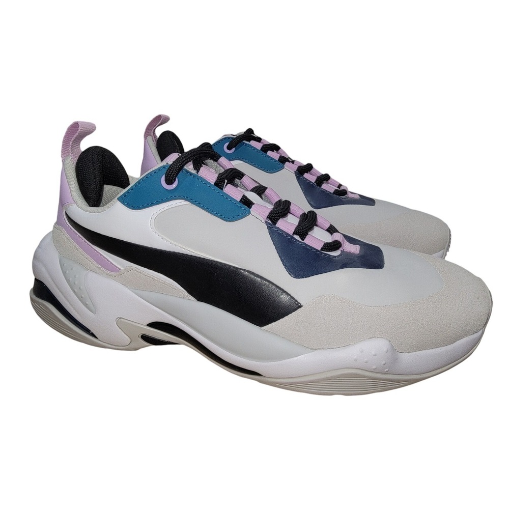 Puma Thunder Rive Droite Women's Gray Leather Athletic Walking Sneakers Size 10